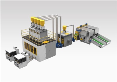 Linea di riempimento cuscini a pressione negativa